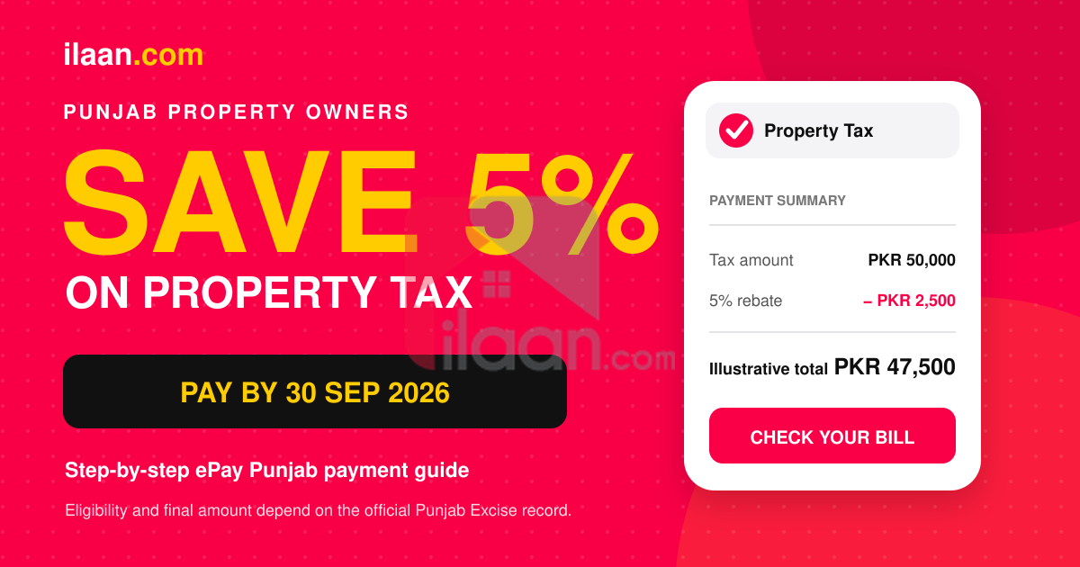 Punjab property tax rebate 2026 deadline and ePay Punjab payment guide